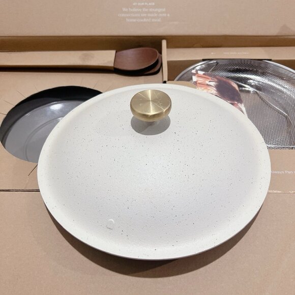 Our Place 13pc nonstick Always Pan Perfect Pot Cookware Set Cream - Limited -NEW - Picture 8 of 8